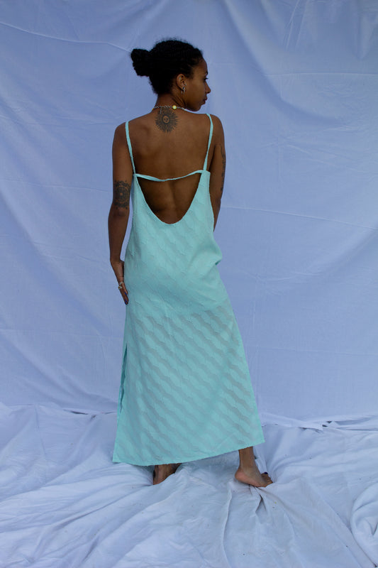 Robe longue Alizé jacquard