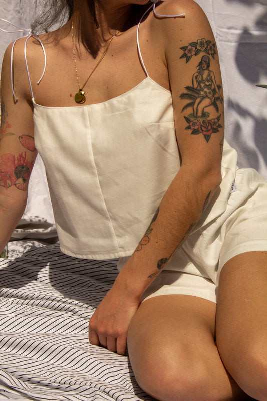 Top Lulu - blanc