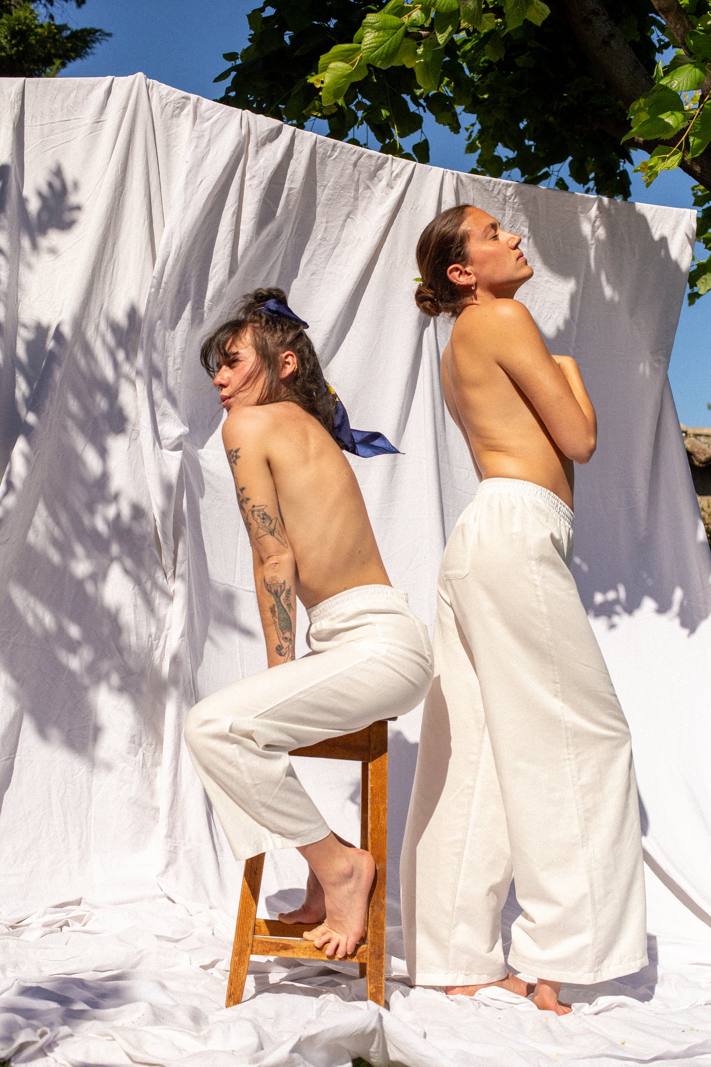 Pantalon Charlotte - blanc