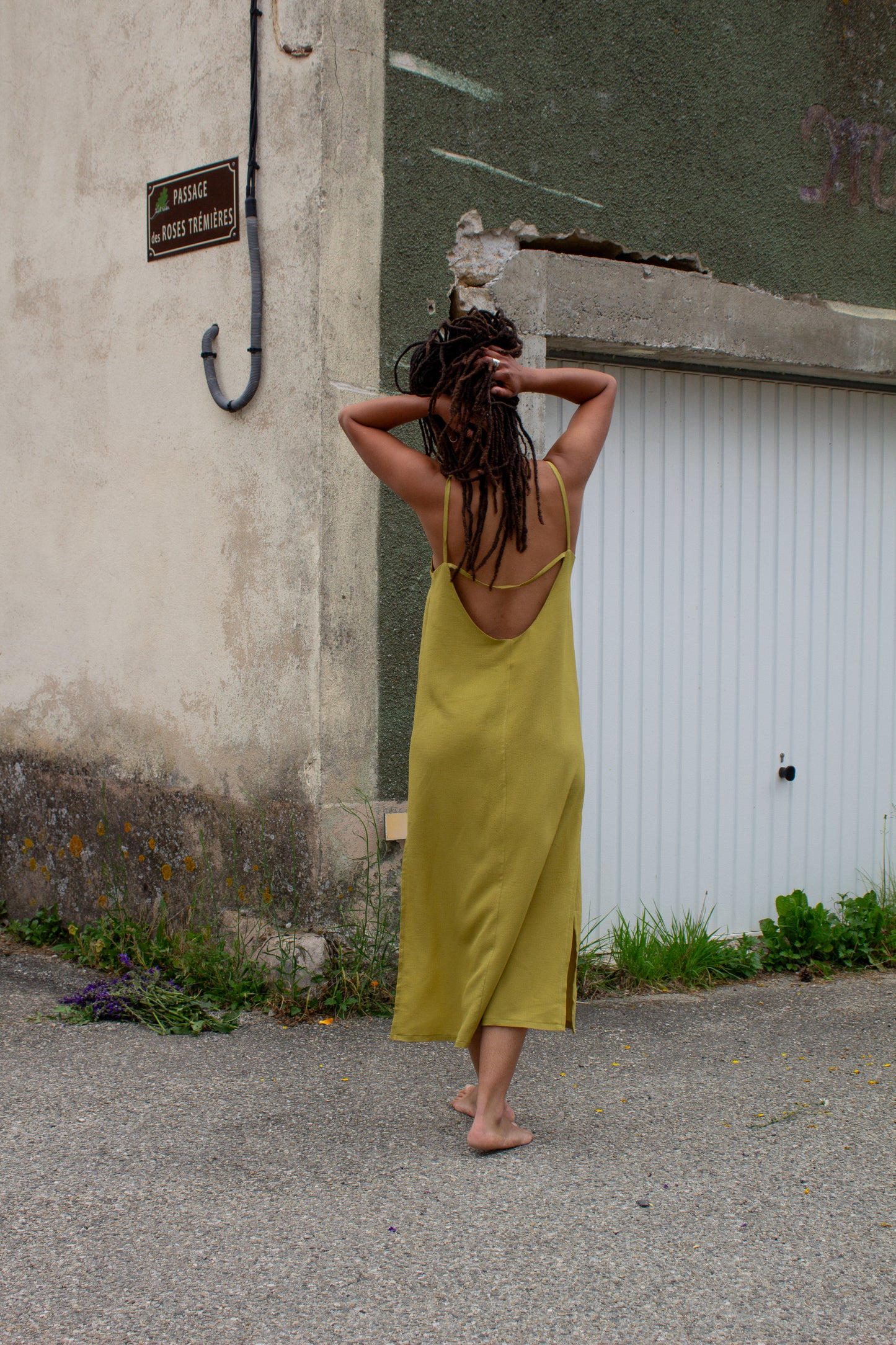 Robe longue Alizé 100% soie