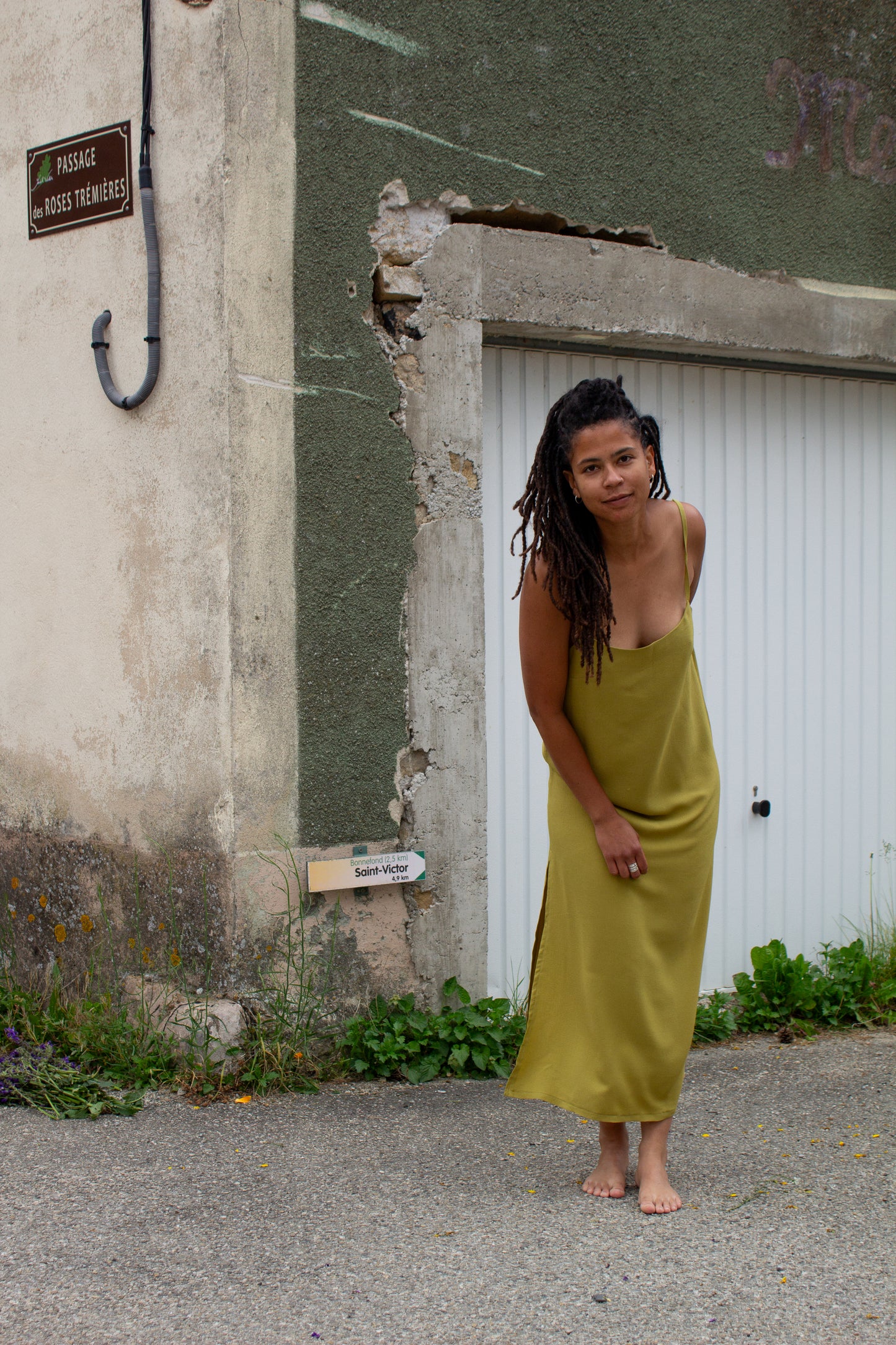 Robe longue Alizé 100% soie