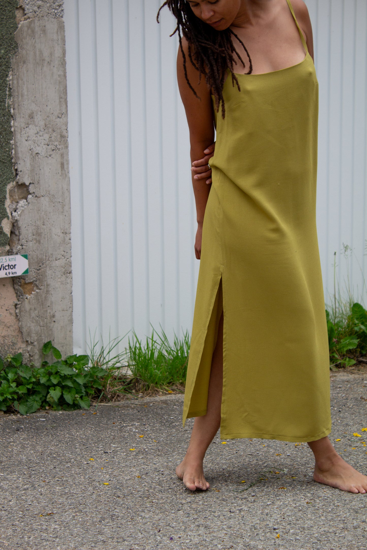 Robe longue Alizé 100% soie