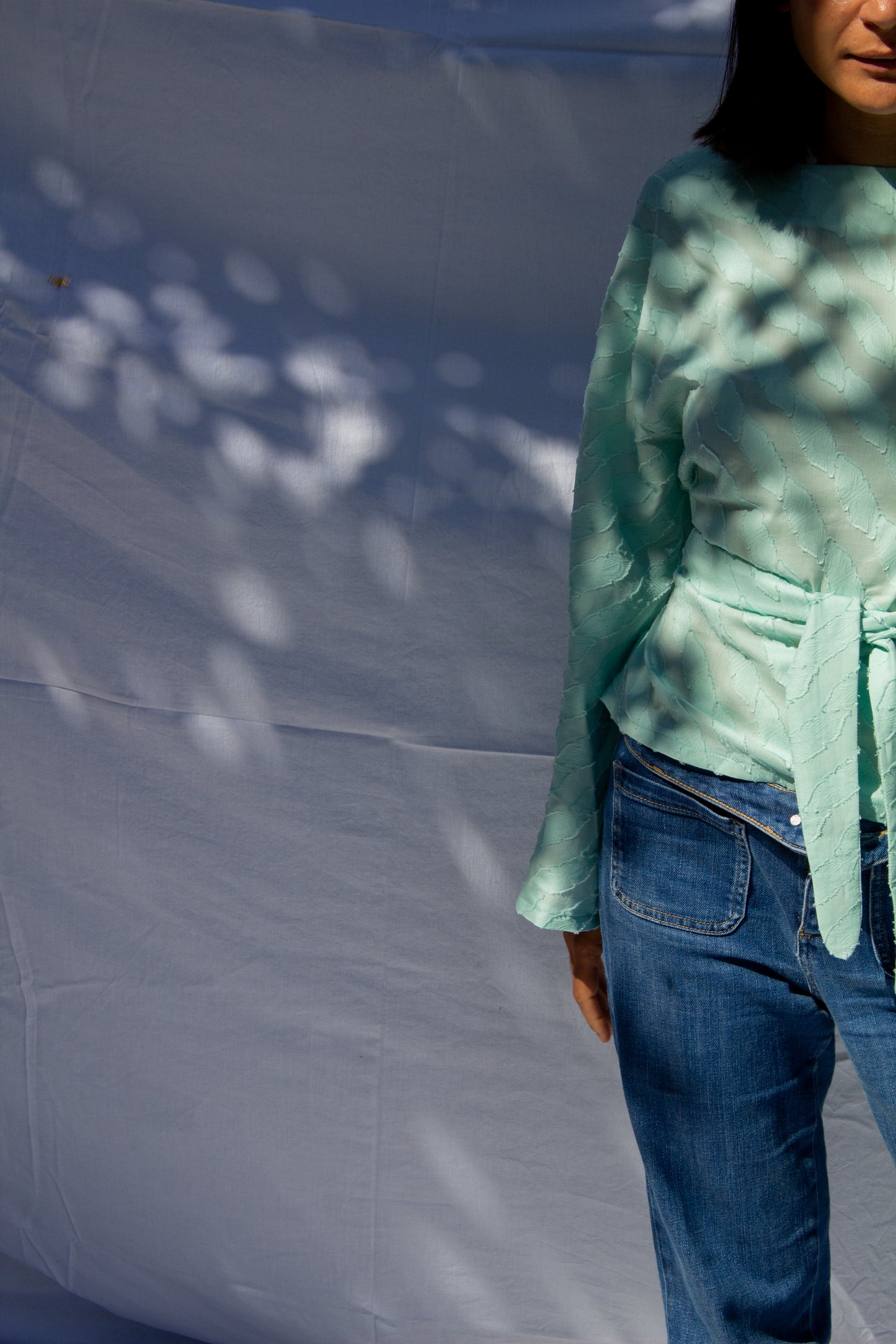 Top Obi jacquard