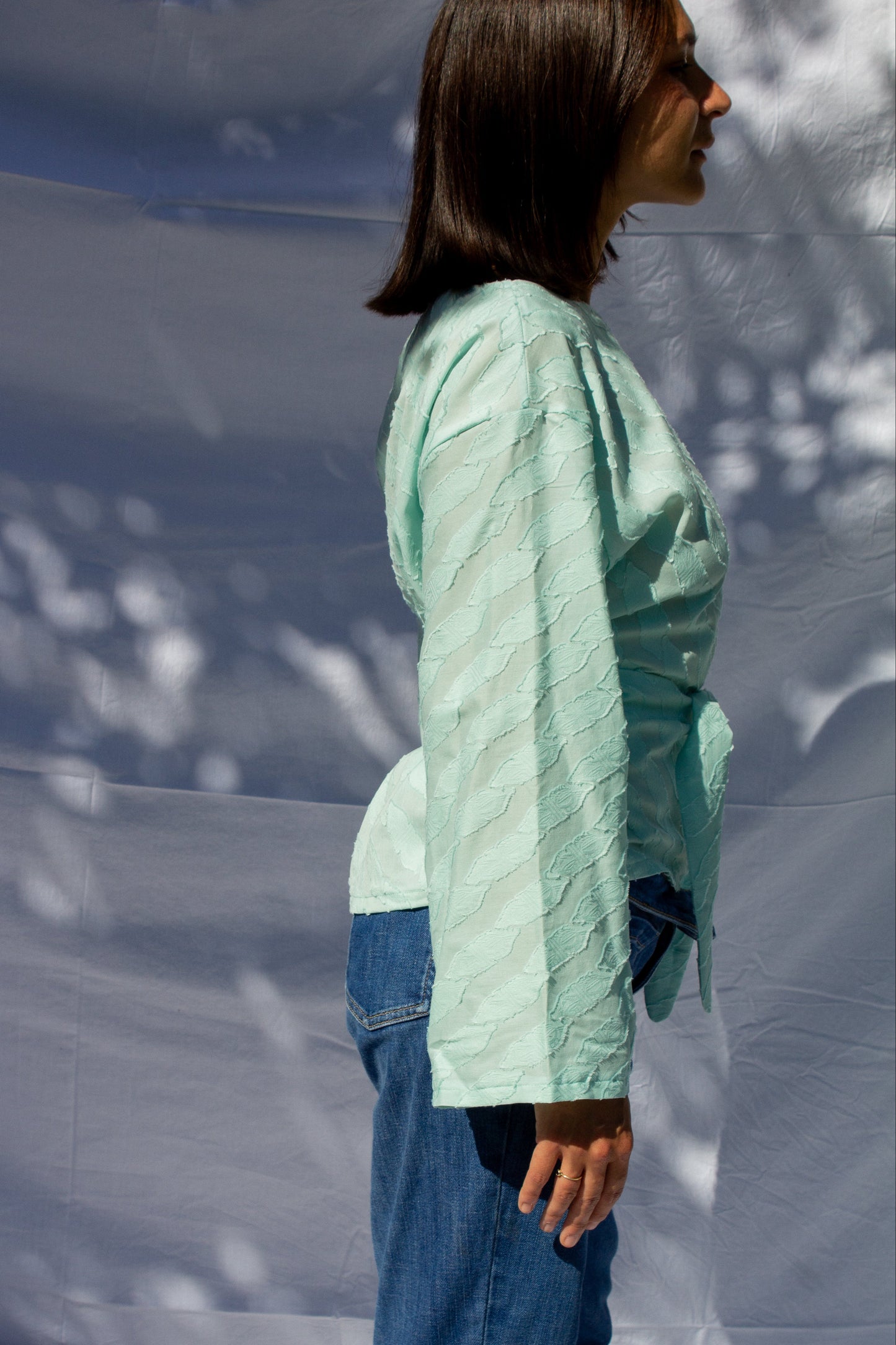 Top Obi jacquard