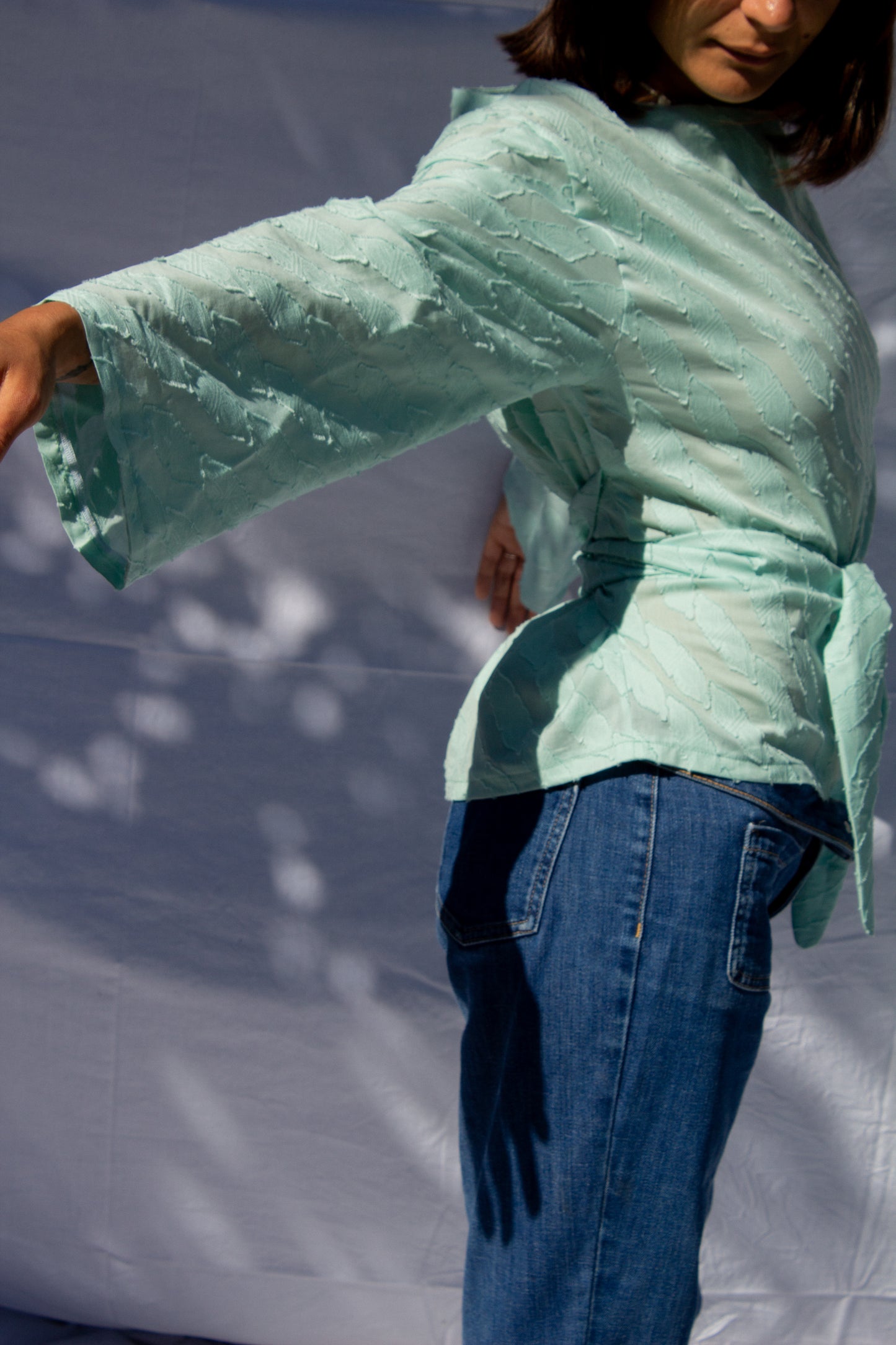 Top Obi jacquard