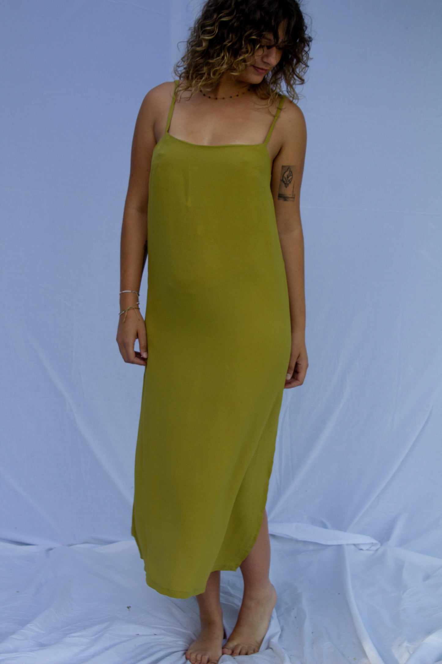 Robe longue Alizé 100% soie
