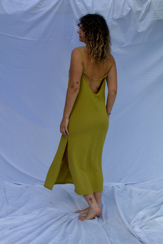Robe longue Alizé 100% soie