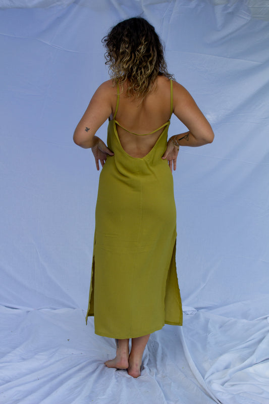 Robe longue Alizé 100% soie