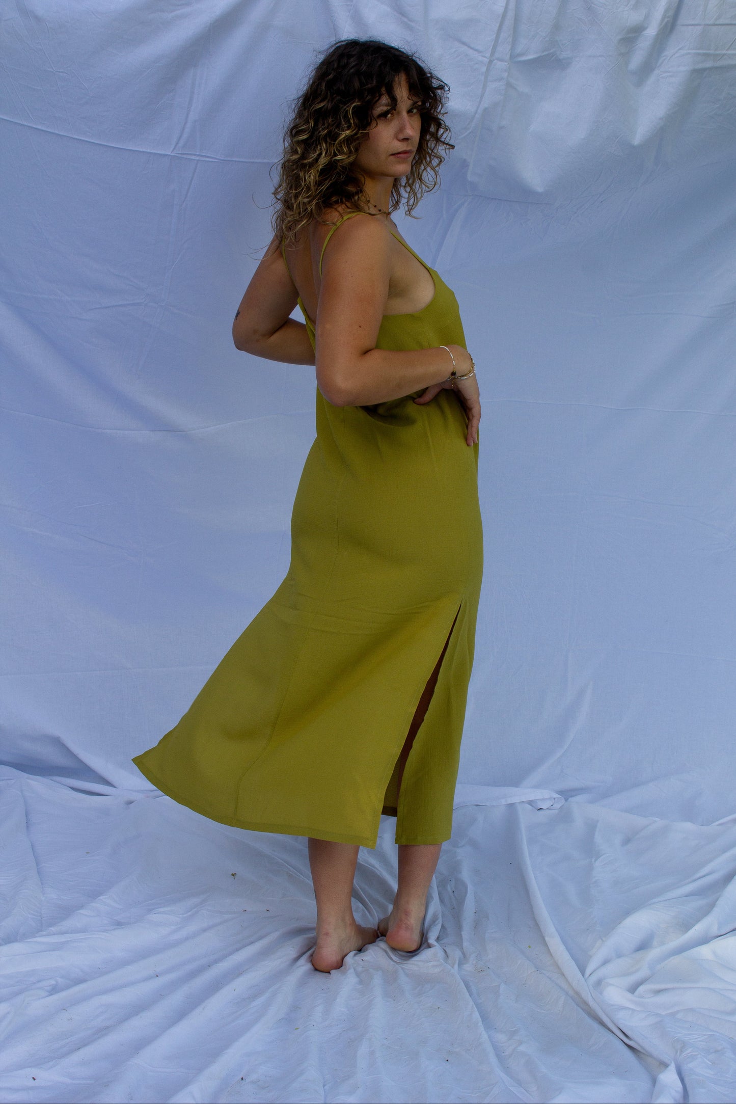 Robe longue Alizé 100% soie