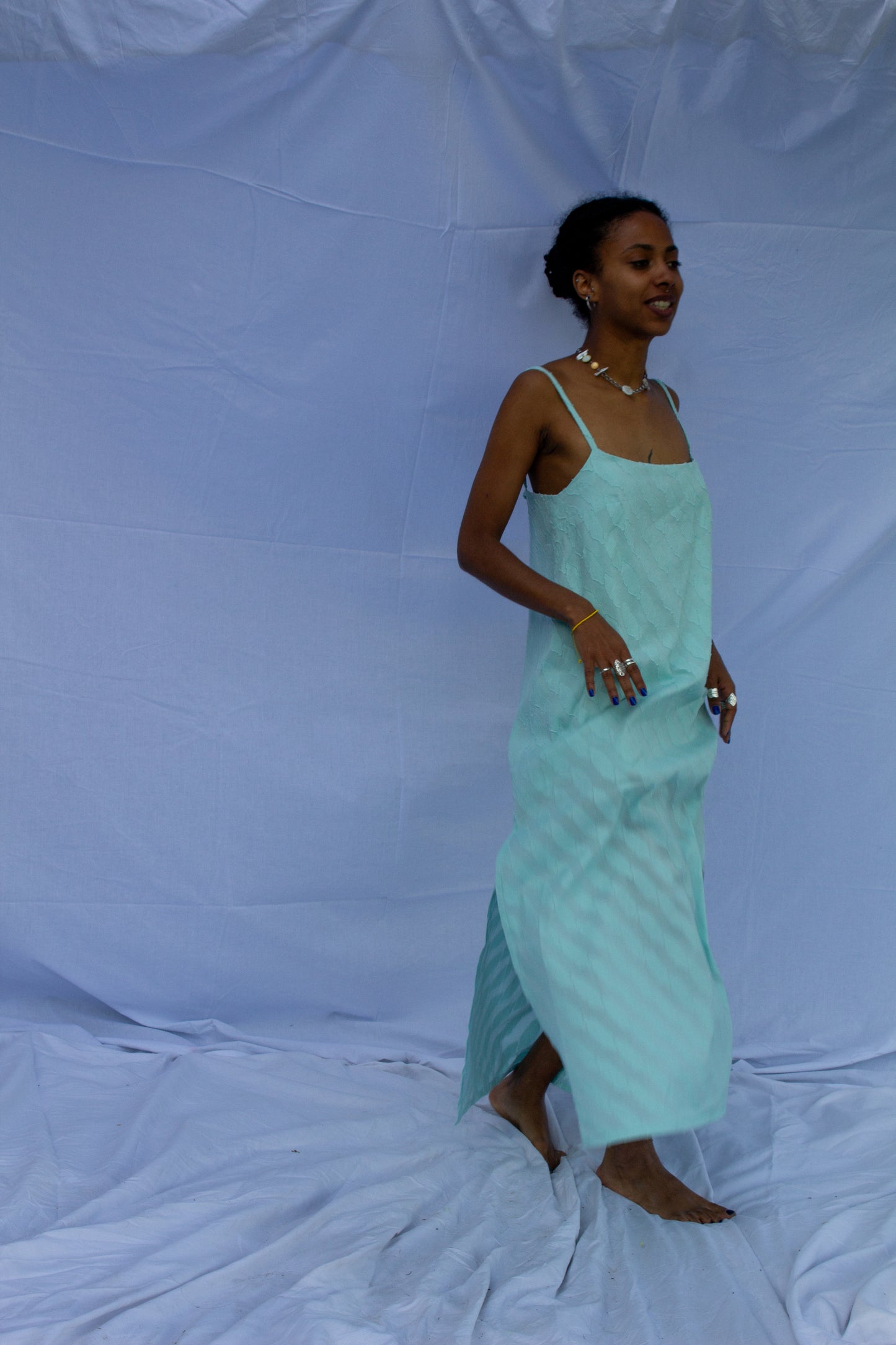 Robe longue Alizé jacquard