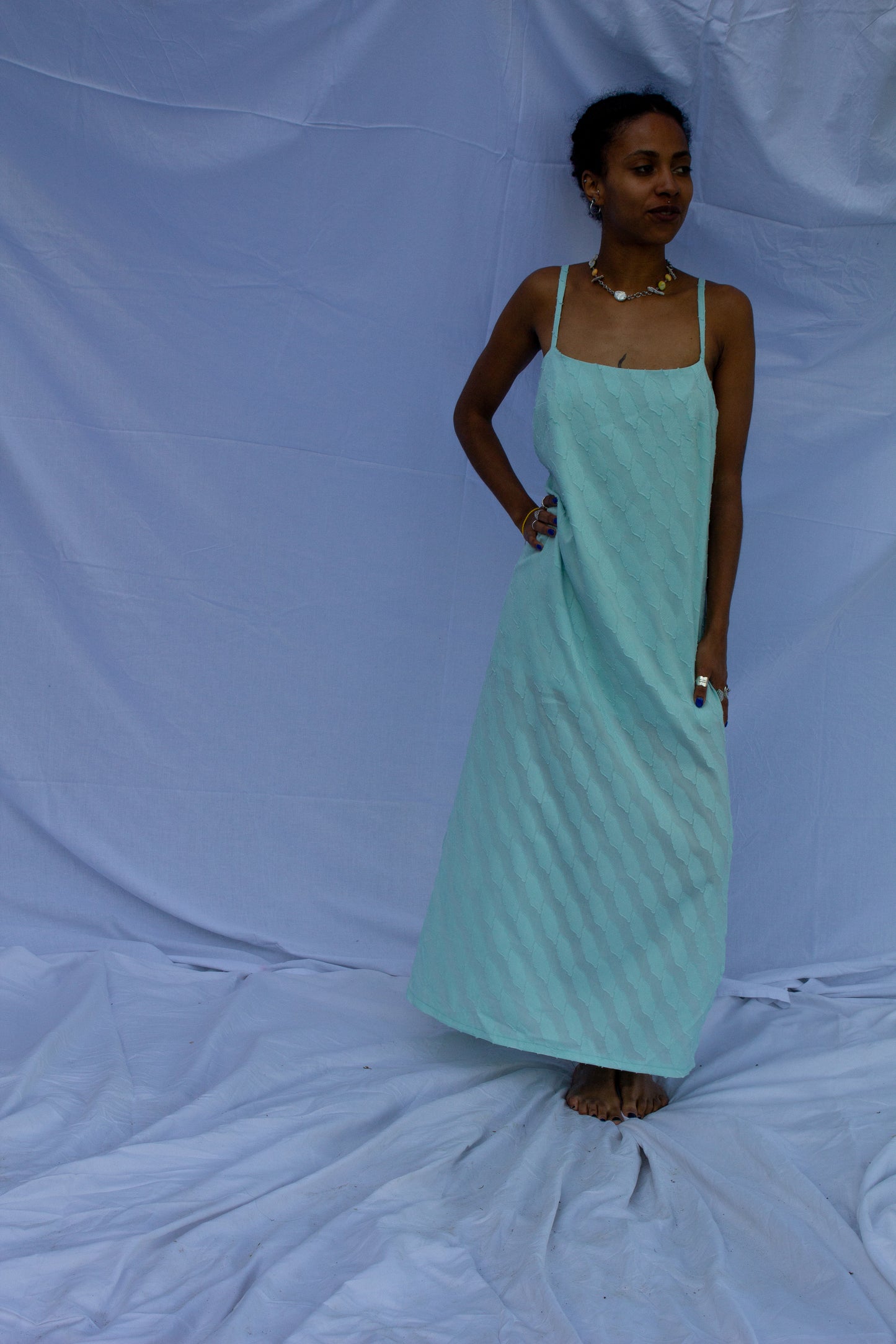 Robe longue Alizé jacquard