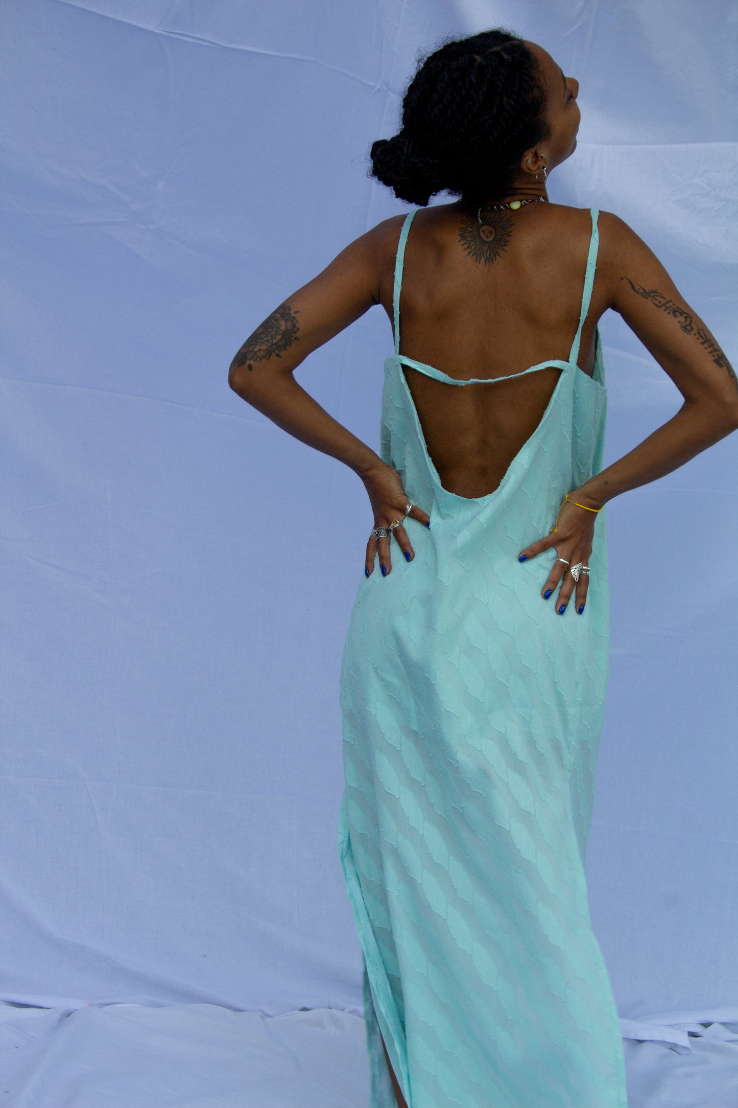 Robe longue Alizé jacquard